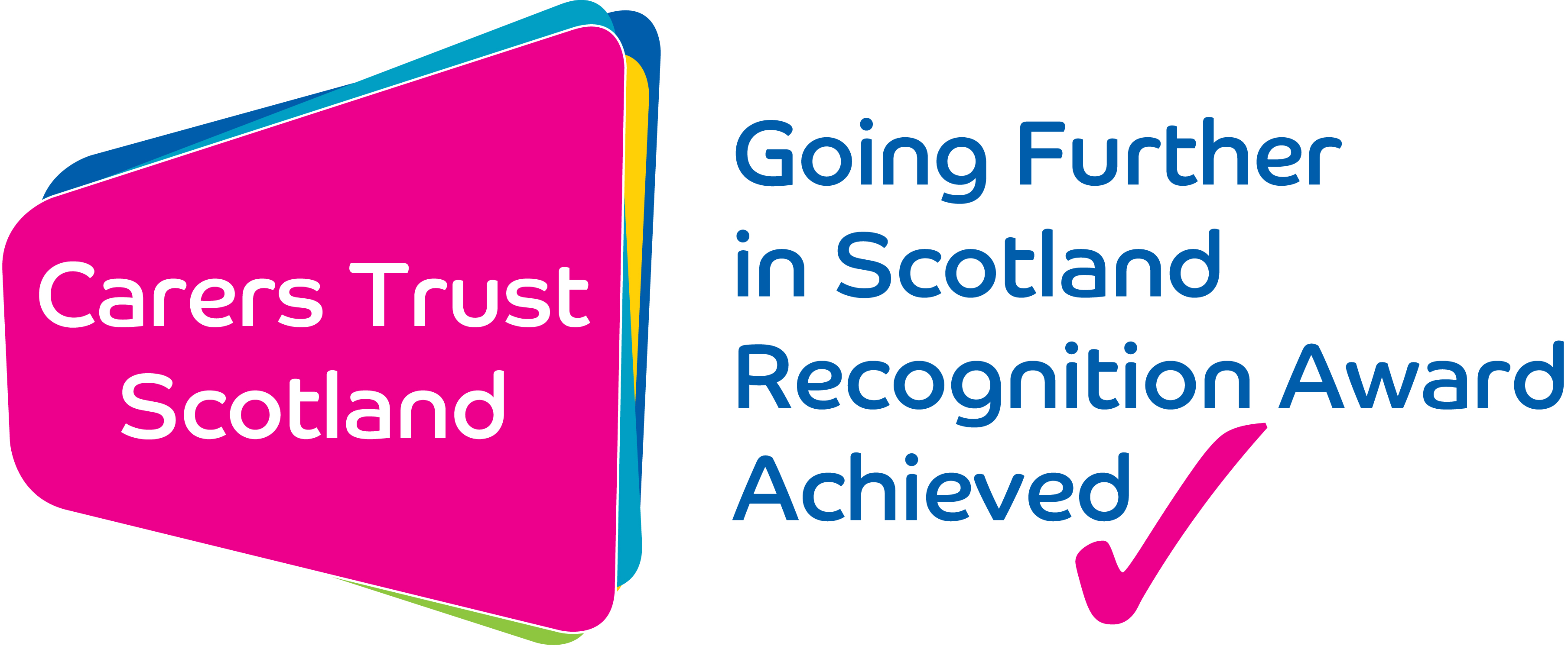 Carers Trust Scotland Going Further in Scotland Recognition Award Logo